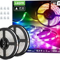 Striscia LED RGB Smart Impermeabile 10M, Strisce L