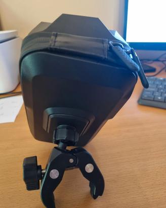supporto per smartphone da moto o bici con visiera