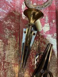 Coppia di applique art deco