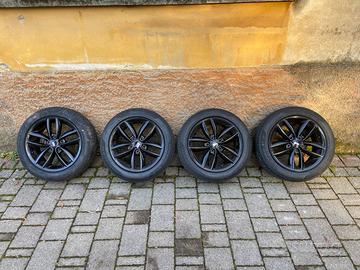 Cerchi originali MINI 17” neri + gomme Pirelli P7