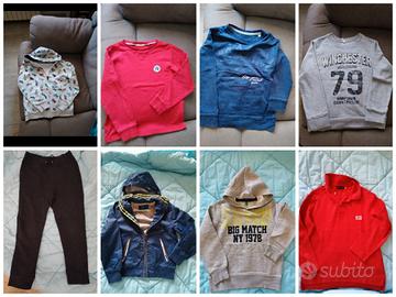 set abbigliamento da bambino tg 6/7 anni