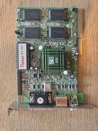 Palit daytona 64s agp 8mb scheda video vintage