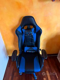 Sedia NeroAzzurra Gaming