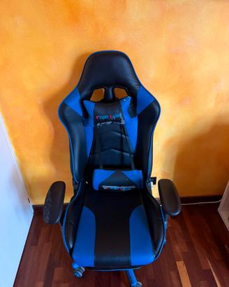Sedia NeroAzzurra Gaming