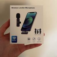 Microfono wireless lavalier nuovo