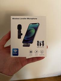 Microfono wireless lavalier nuovo