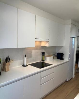 Cucina Lineare completa Bianca