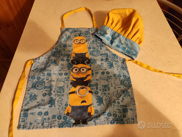 Grembiule con cappello da chef