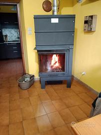 camino  a legna ventilato