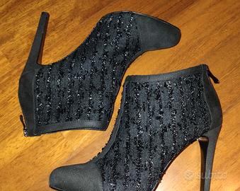 STIVALETTI ANKLE BOOTS IN LUREX DA SERA