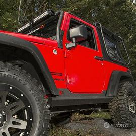Sotto porta pedane tubolari Rock Sliders JEEP JK