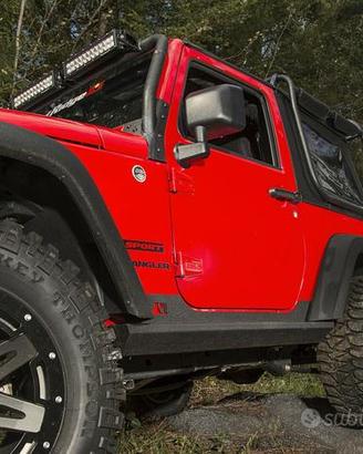 Sotto porta pedane tubolari Rock Sliders JEEP JK
