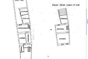 Guspini- Indipendente da ristrutturare con cortile