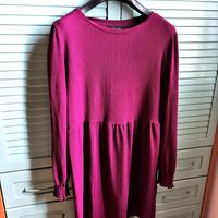 Vestito donna bordeaux taglia 38
