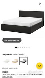 Letto Malm Ikea contenitore