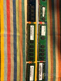 Memoria Ram RAM DDR2 240 pin desktop old PARTE 1