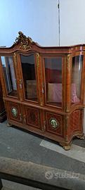 Museale vetrina produzione italiana stile impero