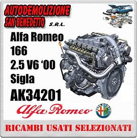 Motore ALFA 166 2.5 V6 '00, sigla AK35201