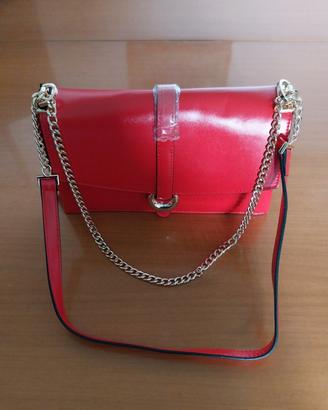 Borsa a tracolla rossa BIEGE – Nuova con cartellin