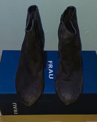 FRAU - Donna - Stivaletti in camoscio marrone