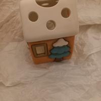 Thun casetta tealight Regali D'inverno marrone 