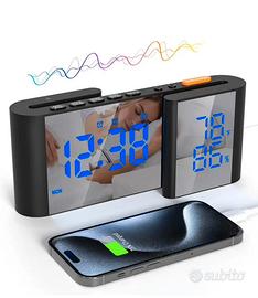Radio Sveglia Digitale Orologio LED