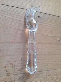 Elegante Oggetto Decorativo in Cristallo Trasparen