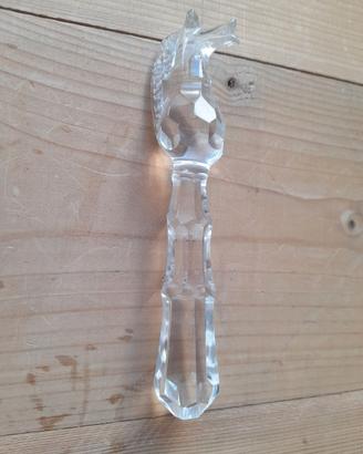 Elegante Oggetto Decorativo in Cristallo Trasparen
