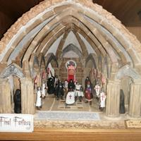 DIORAMA CHIESA CON INVESTITURA 35x50