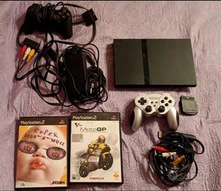  PlayStation 2 con giochi 