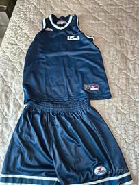 Basket completo nr 13 blu Legea