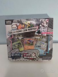 Pokémon Box Poster Luce Nera Fuoco Bianco ITA