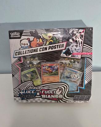 Pokémon Box Poster Luce Nera Fuoco Bianco ITA