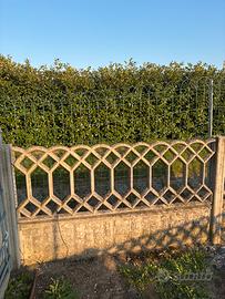 Recinzione in cemento