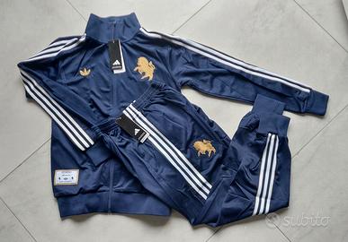 Tuta Juventus zebra blu adidas S
