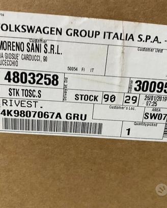 Paraurti Post nuovo e originale AUDI A6 4K9807067A