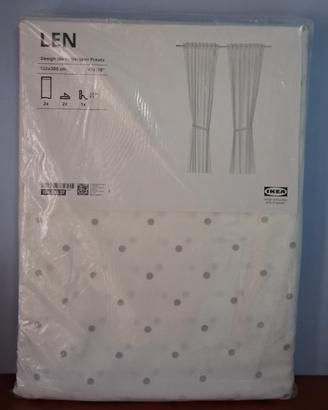 Due tende Ikea Len 💯 %cotone nuova collezione 