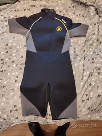 ZCCO Muta corta in Neoprene uomo 3mm taglia L