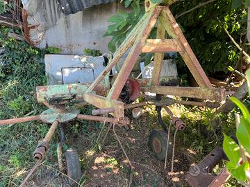 Voltafieno per trattore a 2 giranti