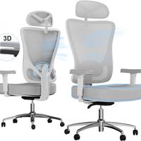 Sedia da ufficio / gaming Devoko white/grey NUOVO