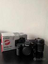 Canon EOS 70D + 18-135mm STM come nuova – 15.000 s