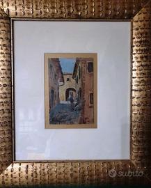 Quadro Olio su Tavola Riccardo Pellegrini.