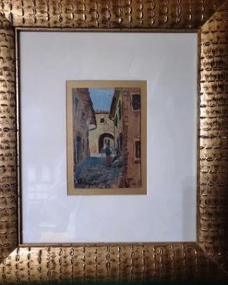 Quadro Olio su Tavola Riccardo Pellegrini.
