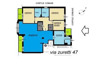 Appartamento di 145 m² con 4 locali a Milano