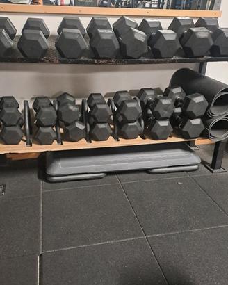 Rastrelliera manubri/bumpers/kettlebell