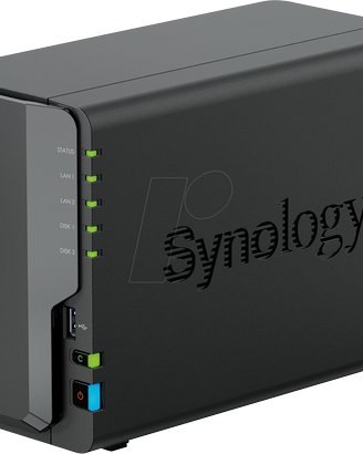 Nas Synology DS224+  con 2 HD WD Red Pro 16 TB