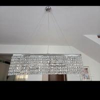 Lampadario e applique con cristalli 