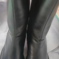 Stivali neri pelle 38