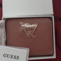 portafoglio Guess rosa cipria 