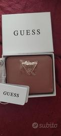 portafoglio Guess rosa cipria 
